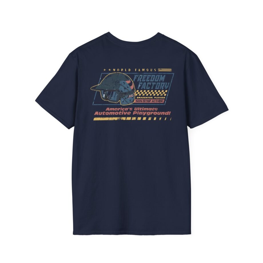 Cleetus Mcfarland Freedom Factory Helmet Unisex Softstyle T-Shirt