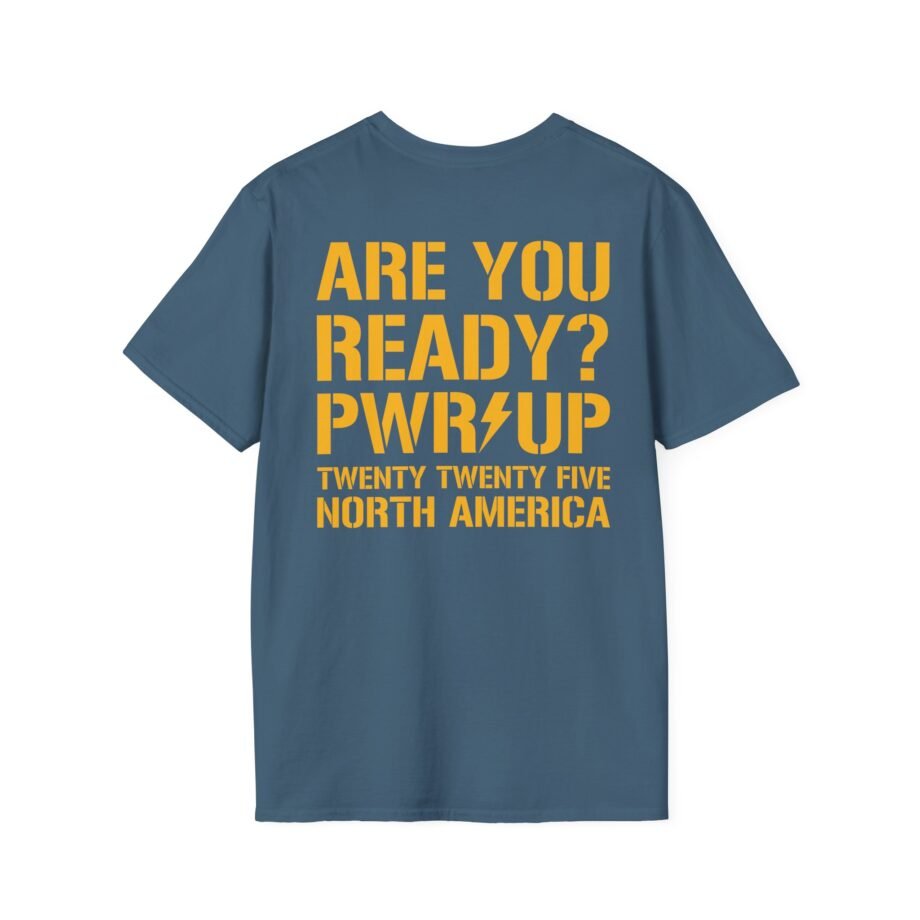 Acdc Are You Ready? Pwr Up 2025 Tour Unisex Softstyle T-Shirt