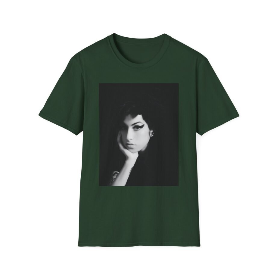 Amy Winehouse Portrait Unisex Softstyle T-Shirt