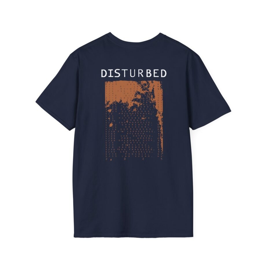 Disturbed Numb the Sickness Tour Unisex Softstyle T-Shirt
