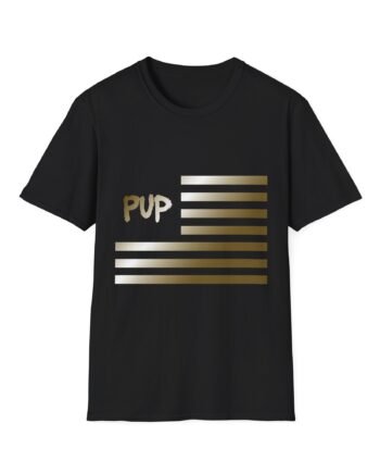Pup Gold Foil Unisex Softstyle T-Shirt
