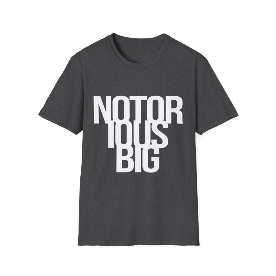 Biggie Smalls the Notorious B.i.g. Biker Unisex Softstyle T-Shirt