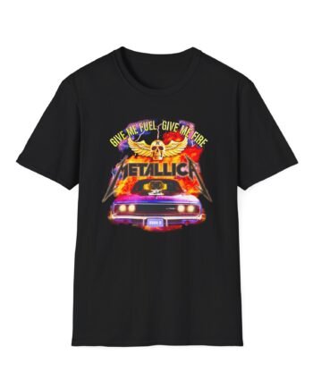 Metallica Gimme Fuel, Gimme Fire Unisex Softstyle T-Shirt
