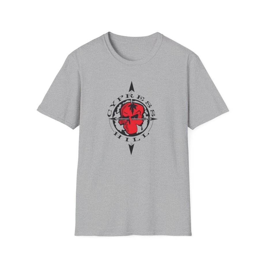 Cypress Hill Crazy Insane OG Skull N Compass Unisex Softstyle T-Shirt