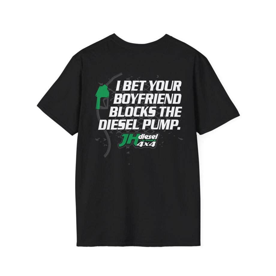 Cleetus Mcfarland Jh's Diesel Your Boyfriend Blocks Diesel Pump Unisex Softstyle T-Shirt