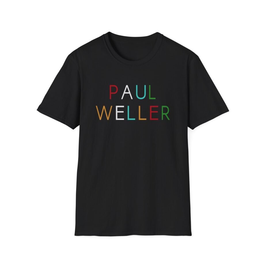 Paul W Multicolour Logo Unisex Soft-style T-shirt