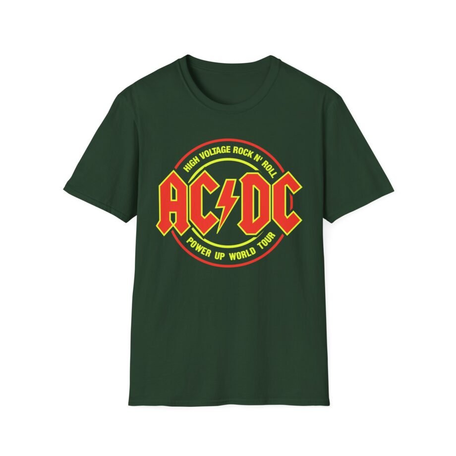 Acdc Pwr Up Tour Unisex Softstyle T-Shirt