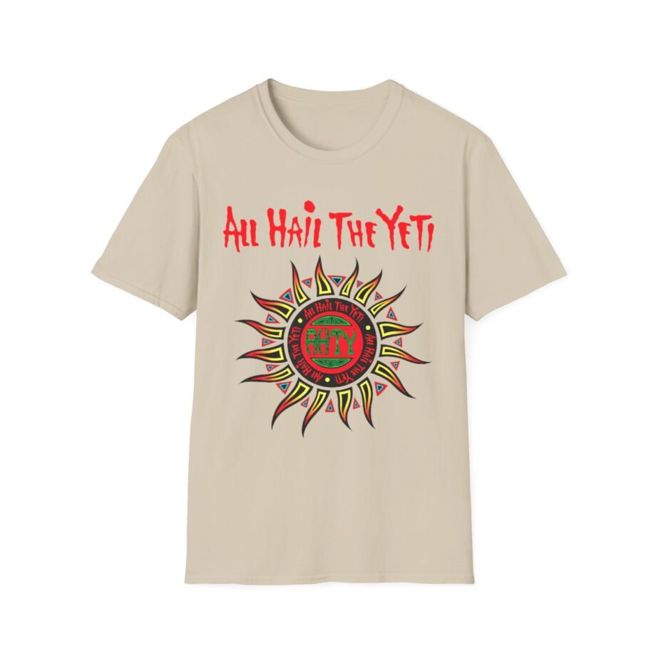 All Hail the Yeti Sun Unisex Softstyle T-Shirt