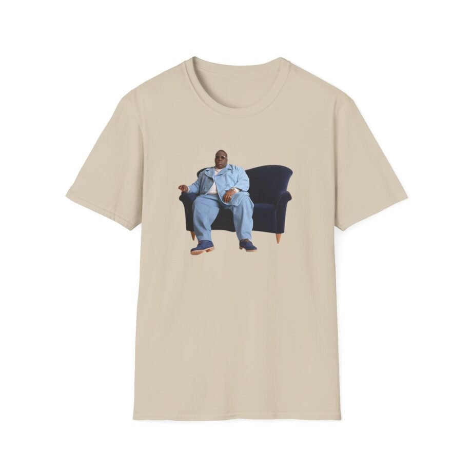 Biggie Smalls Couch Photo Unisex Softstyle T-Shirt