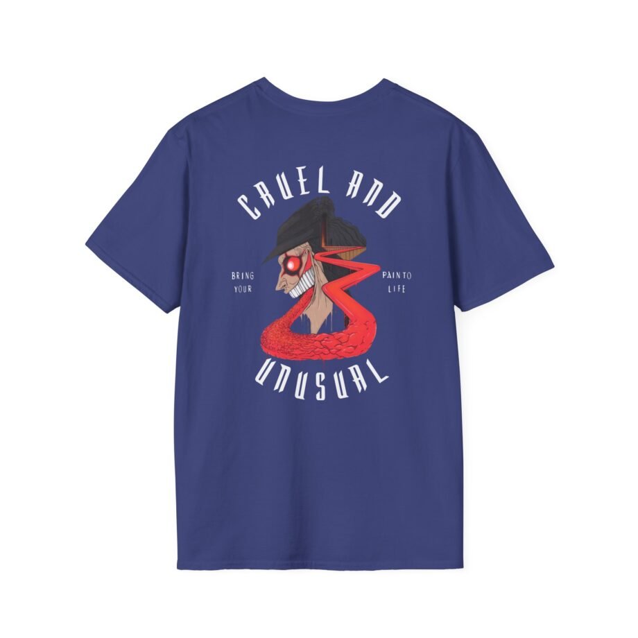 Avatar Band Cruel and Unusual Left Chest Unisex Softstyle T-Shirt