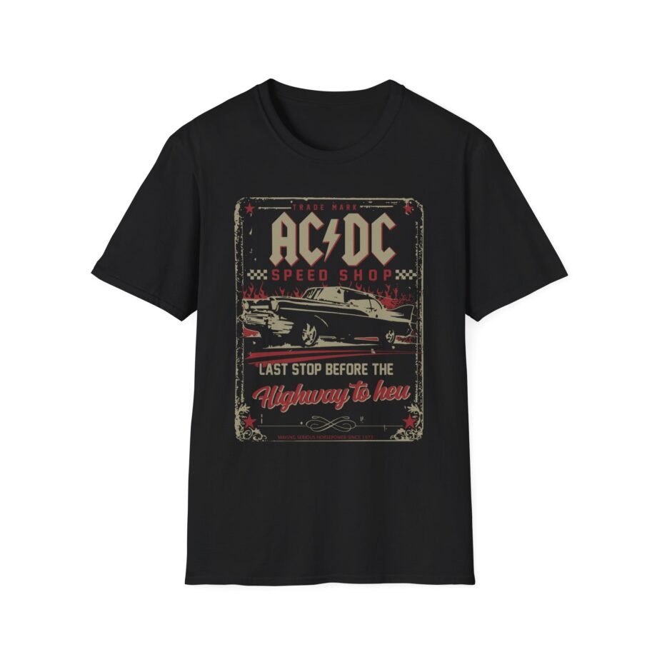Acdc Speedshop Unisex Softstyle T-Shirt