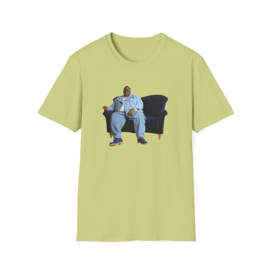 Biggie Smalls Couch Photo Unisex Softstyle T-Shirt