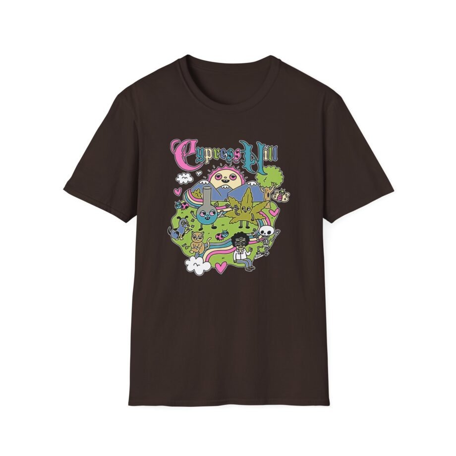 Cypress Hill Happy Time by Sean Solomon Unisex Softstyle T-Shirt