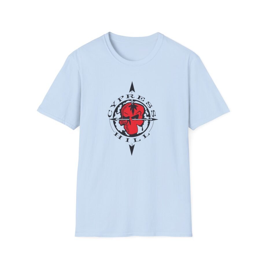 Cypress Hill Crazy Insane OG Skull N Compass Unisex Softstyle T-Shirt