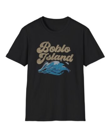 Detroit Lions Boblo Island Retro Ringer Unisex Softstyle T-Shirt