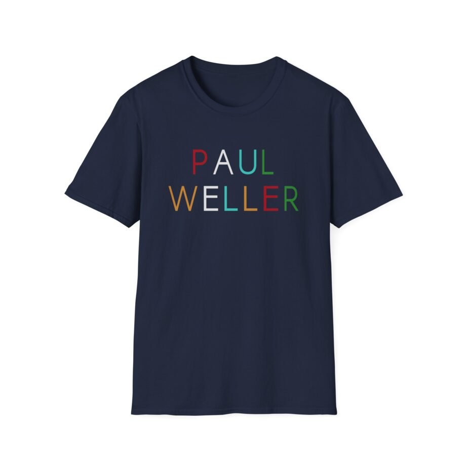 Paul W Multicolour Logo Unisex Soft-style T-shirt