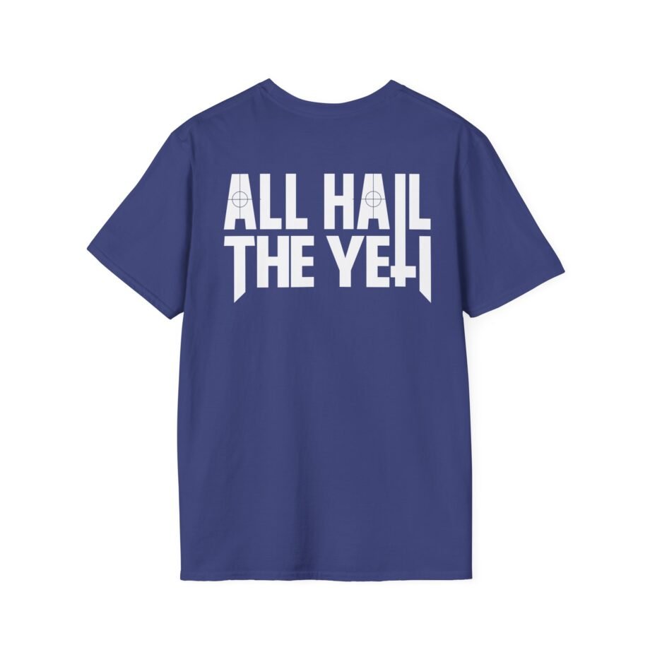 All Hail the Yeti Side Logo Unisex Softstyle T-Shirt