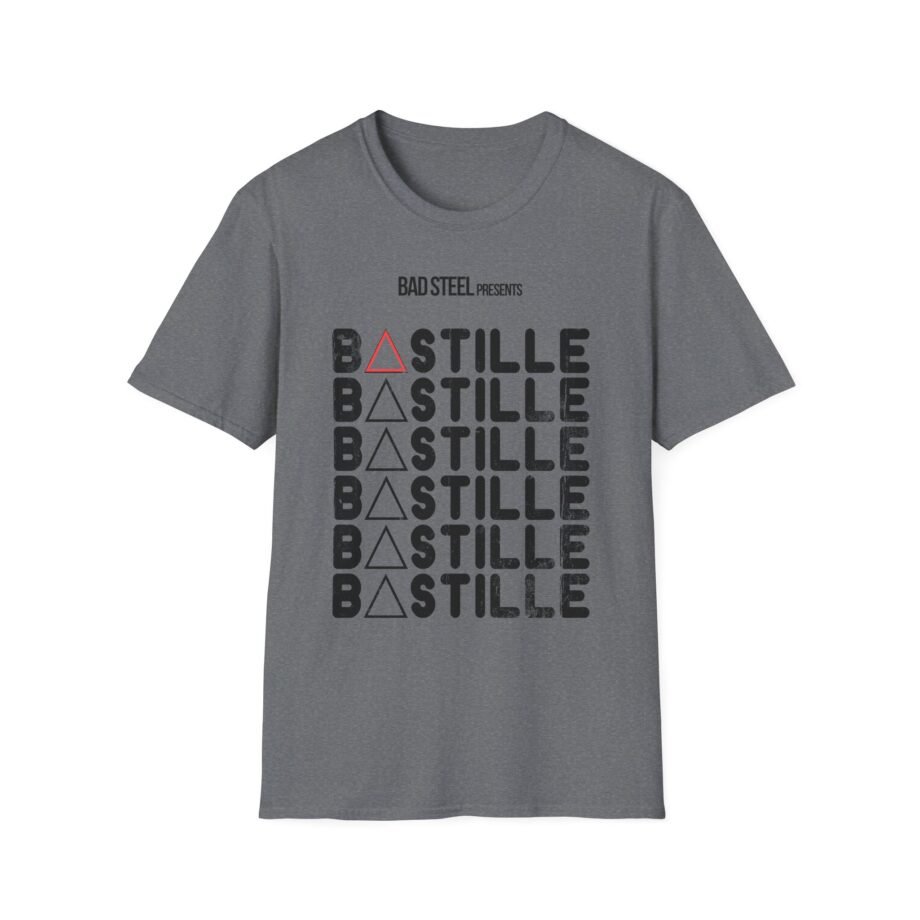 Bastille X Repeat Logo Unisex Softstyle T-Shirt