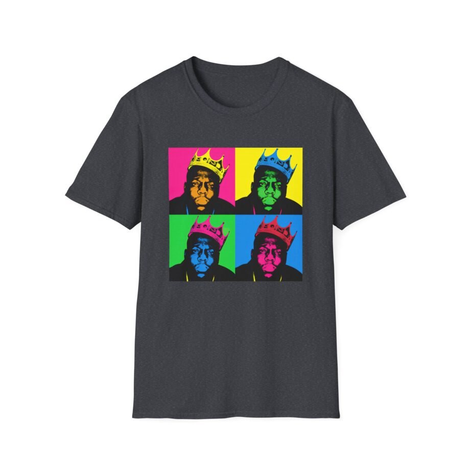 Biggie Smalls Crown Pop Art Unisex Softstyle T-Shirt