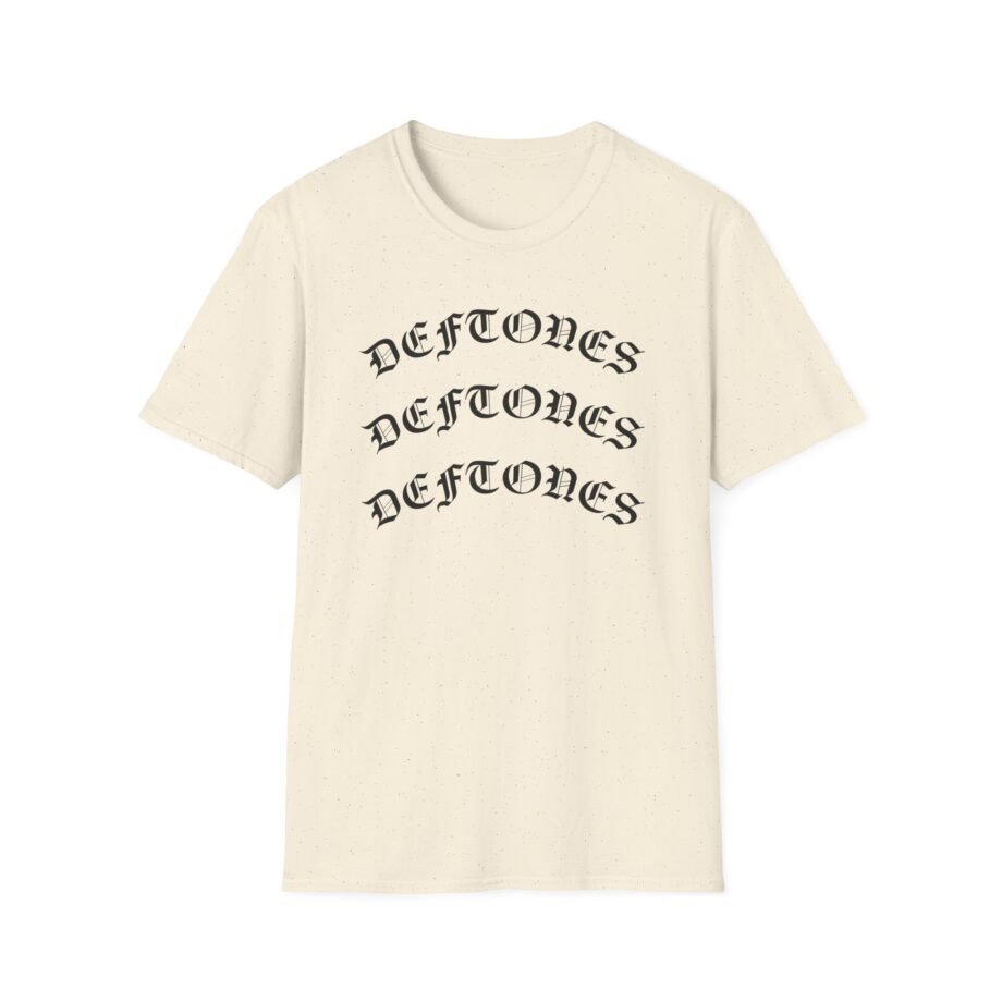 Deftones Gothic Logo Unisex Softstyle T-Shirt