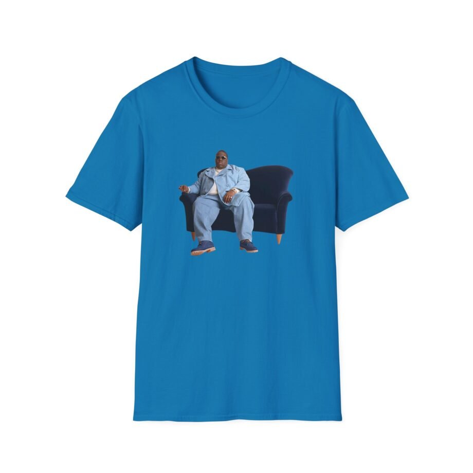 Biggie Smalls Couch Photo Unisex Softstyle T-Shirt