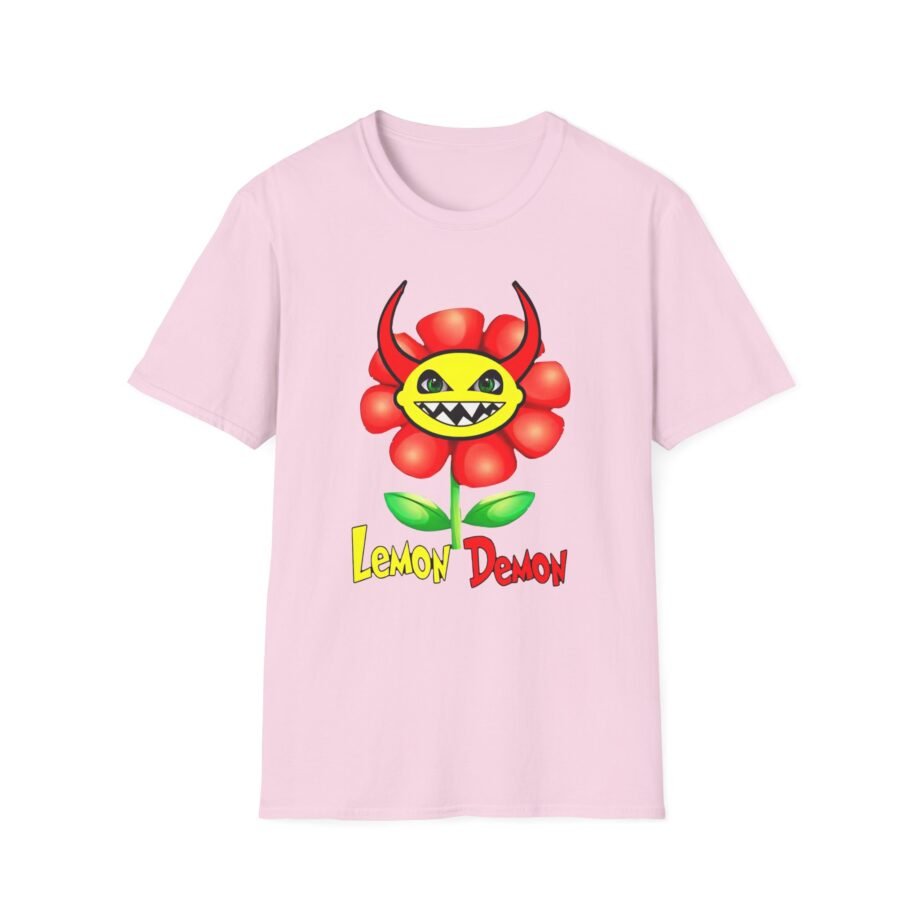 Lemon Demon Flower Unisex Softstyle T-Shirt