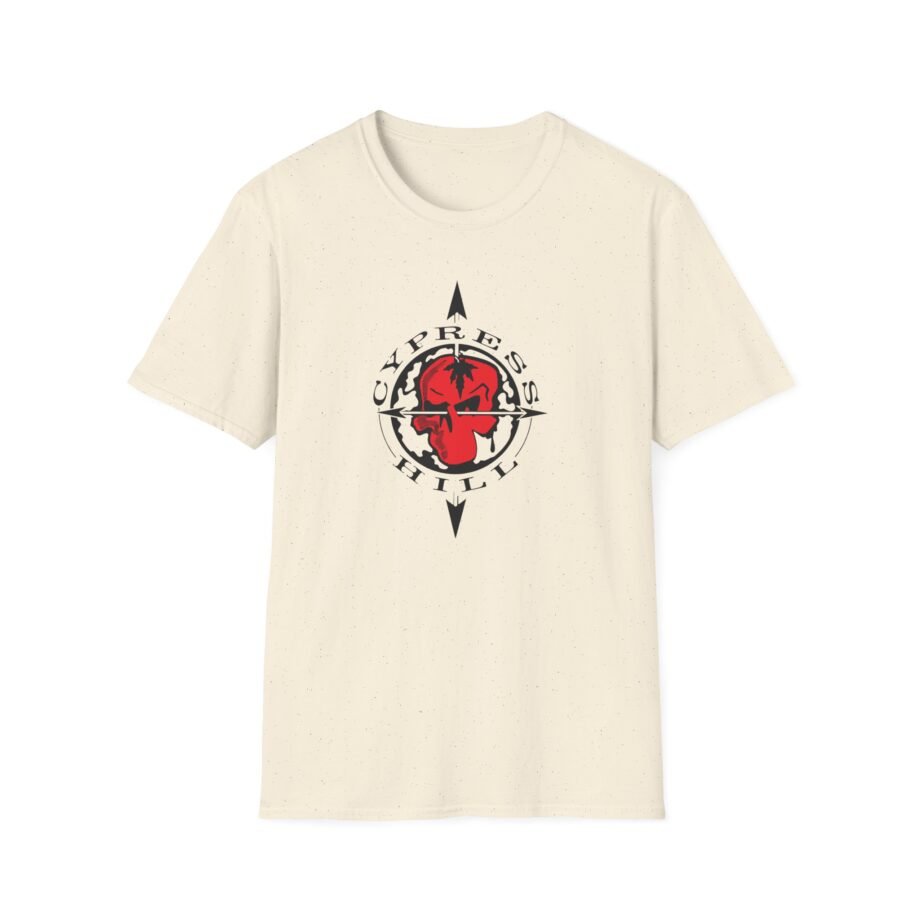 Cypress Hill Crazy Insane OG Skull N Compass Unisex Softstyle T-Shirt