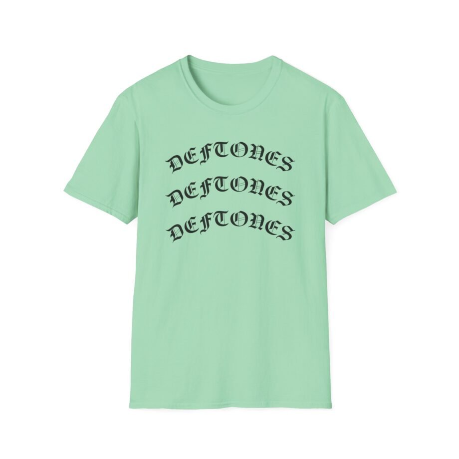 Deftones Gothic Logo Unisex Softstyle T-Shirt