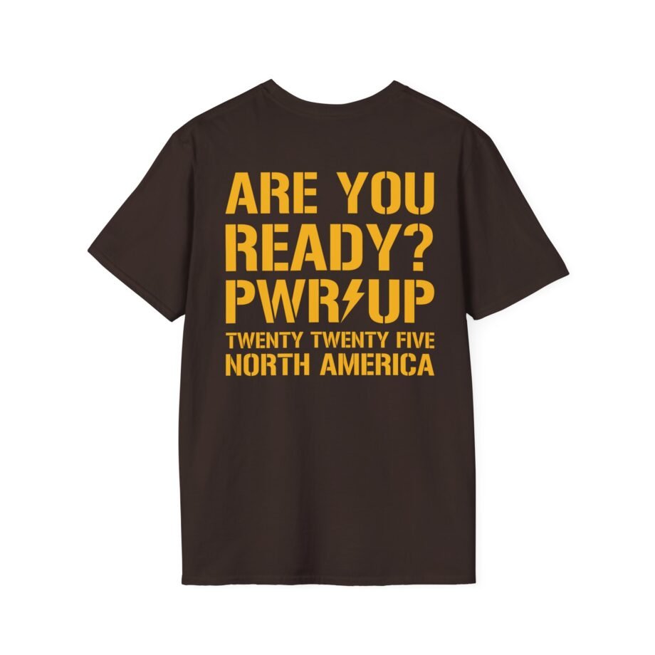 Acdc Are You Ready? Pwr Up 2025 Tour Unisex Softstyle T-Shirt