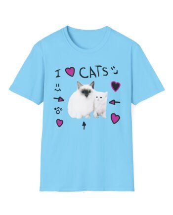 Denis I Love CatsUnisex Softstyle T-Shirt