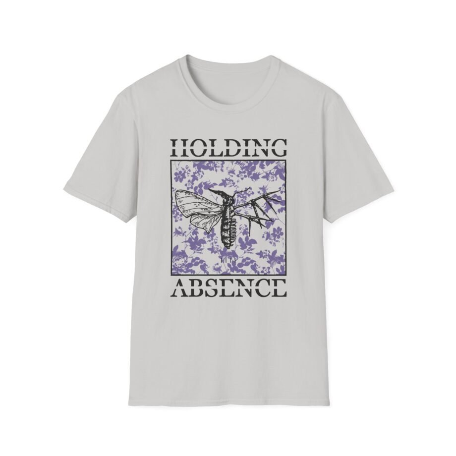 Holding Absence Floral Moth Unisex Softstyle T-Shirt