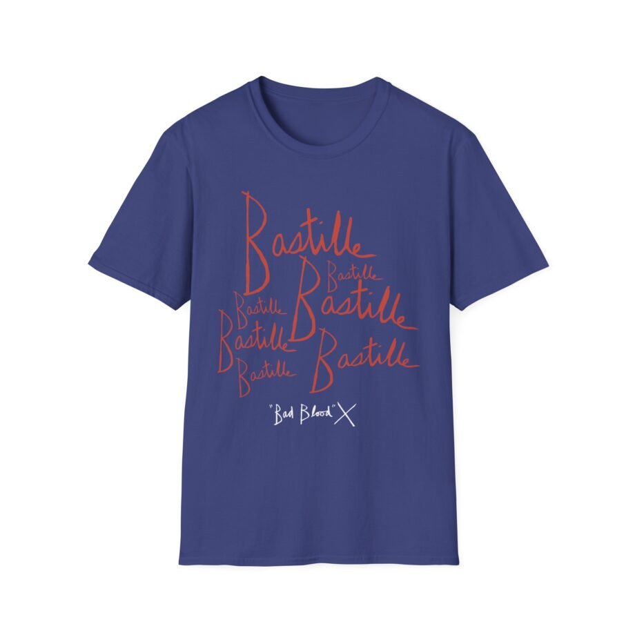 Bastille Bad Blood Handwriting Unisex Softstyle T-Shirt