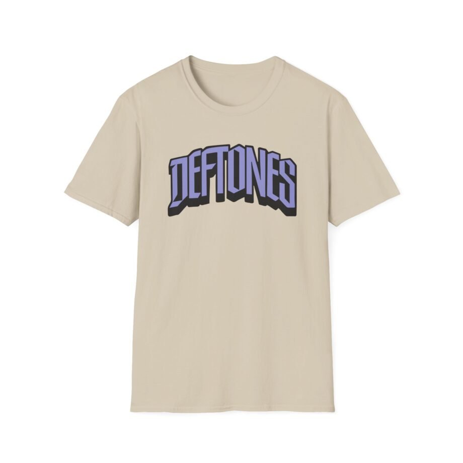 Deftones Tack Twill Logo Unisex Softstyle T-Shirt