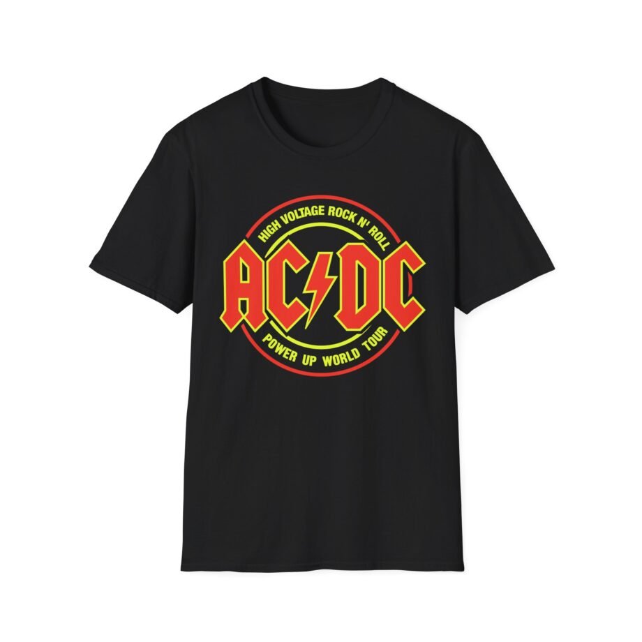 Acdc Pwr Up Tour Unisex Softstyle T-Shirt