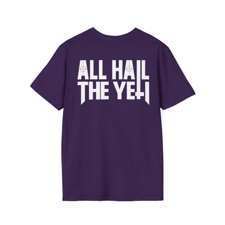 All Hail the Yeti Side Logo Unisex Softstyle T-Shirt