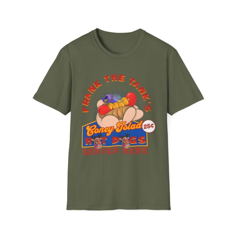 Detroit Lions Funny Frank the Tank Unisex Softstyle T-Shirt