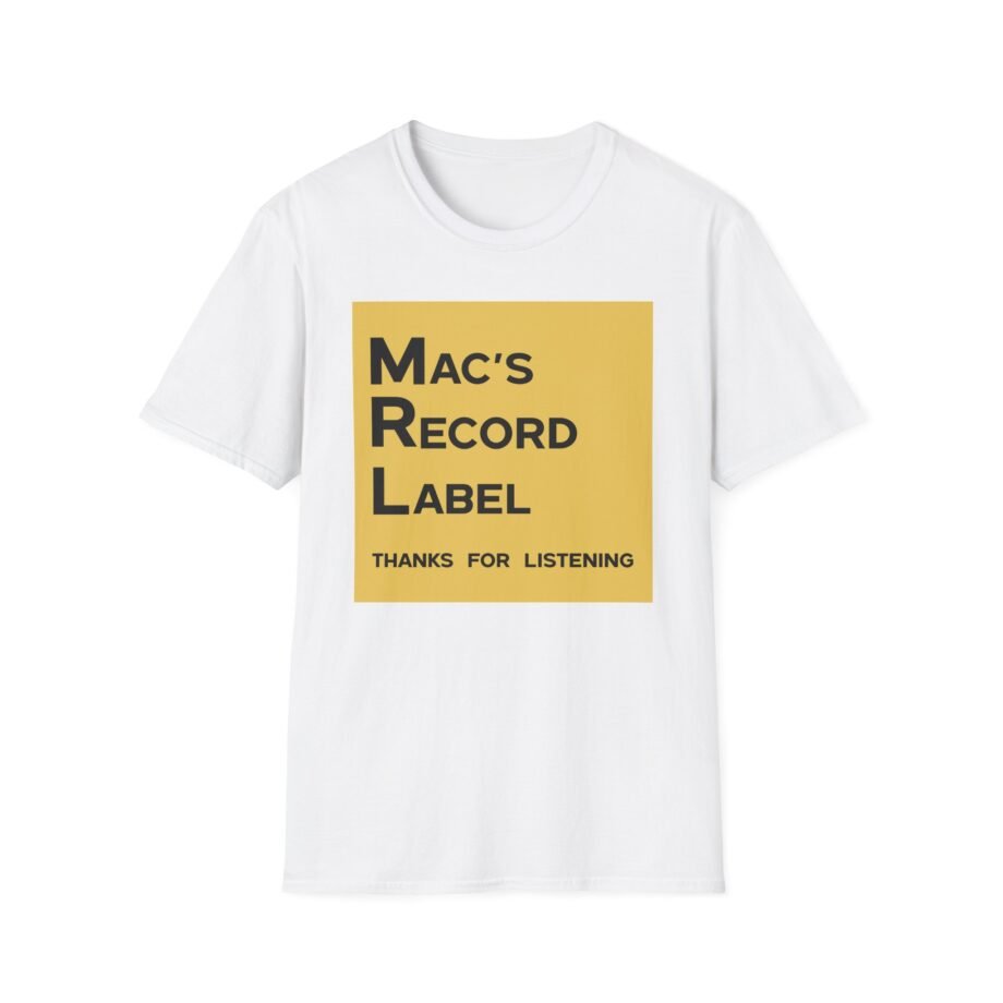 Mac Demarco Label Logo Unisex Softstyle T-Shirt