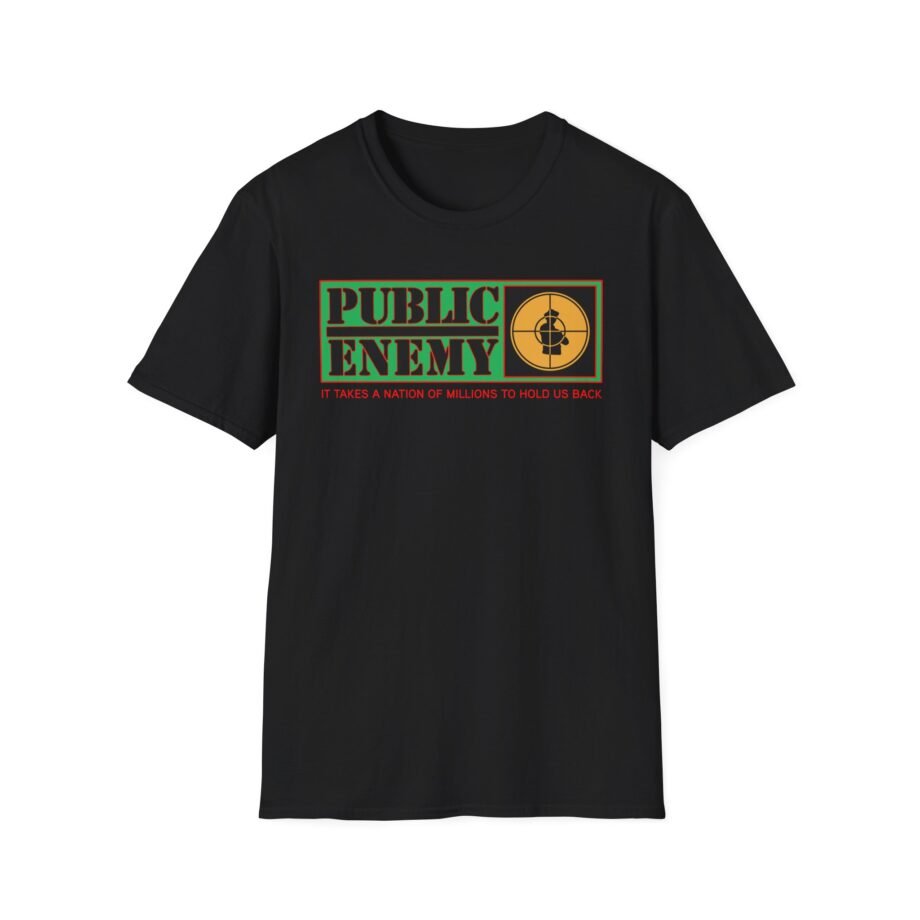 Public Enemy It Takes a Nation Sniper Logo Unisex Softstyle T-Shirt