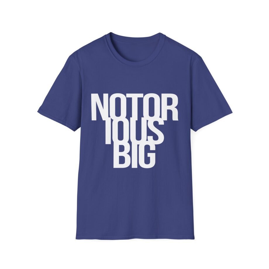 Biggie Smalls the Notorious B.i.g. Biker Unisex Softstyle T-Shirt