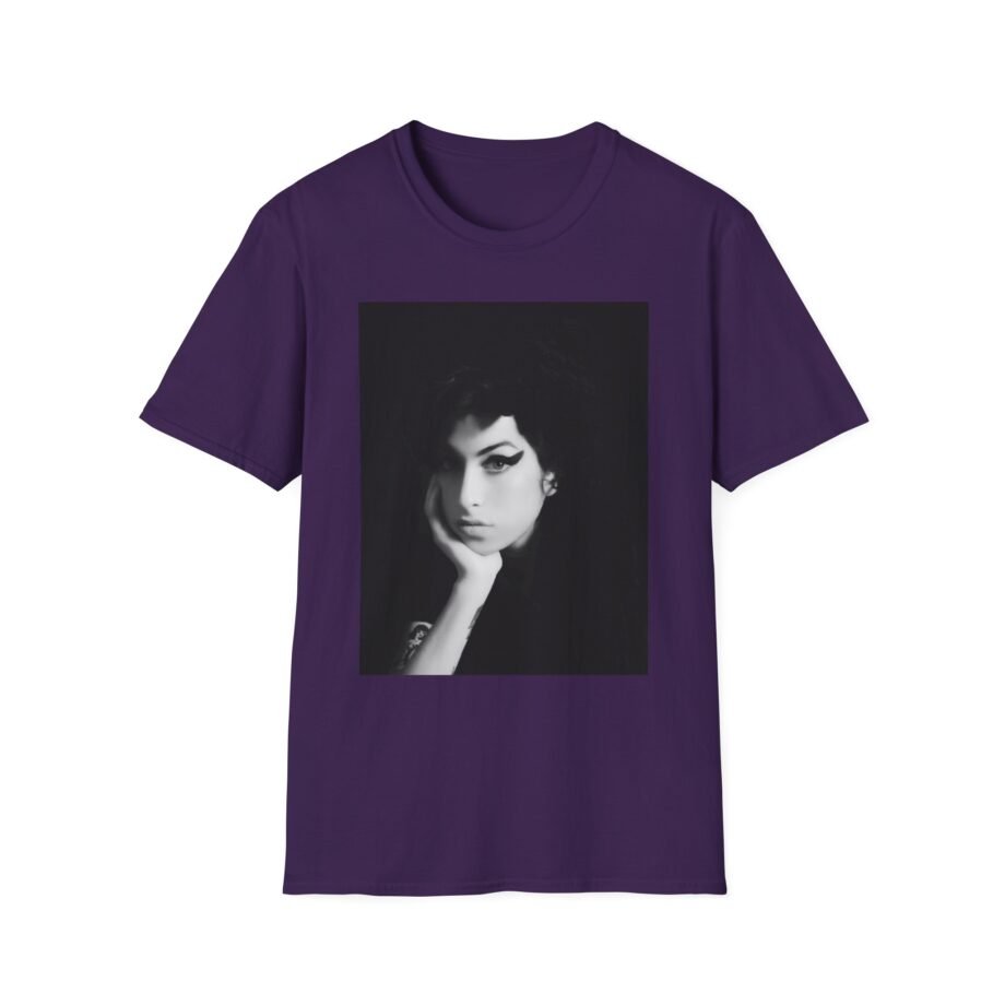Amy Winehouse Portrait Unisex Softstyle T-Shirt