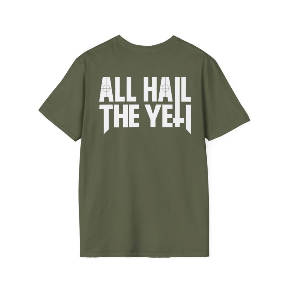 All Hail the Yeti Side Logo Unisex Softstyle T-Shirt