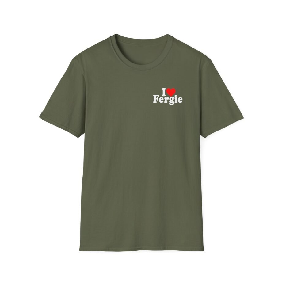 I Love Heart Fergie Unisex Softstyle T-Shirt