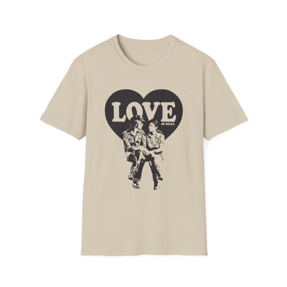 John Lennon Love is Real Unisex Softstyle T-Shirt