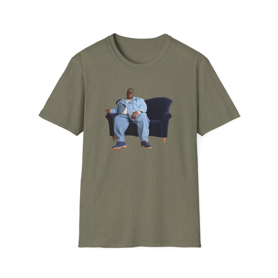 Biggie Smalls Couch Photo Unisex Softstyle T-Shirt