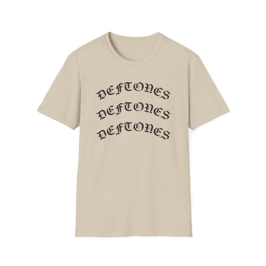 Deftones Gothic Logo Unisex Softstyle T-Shirt