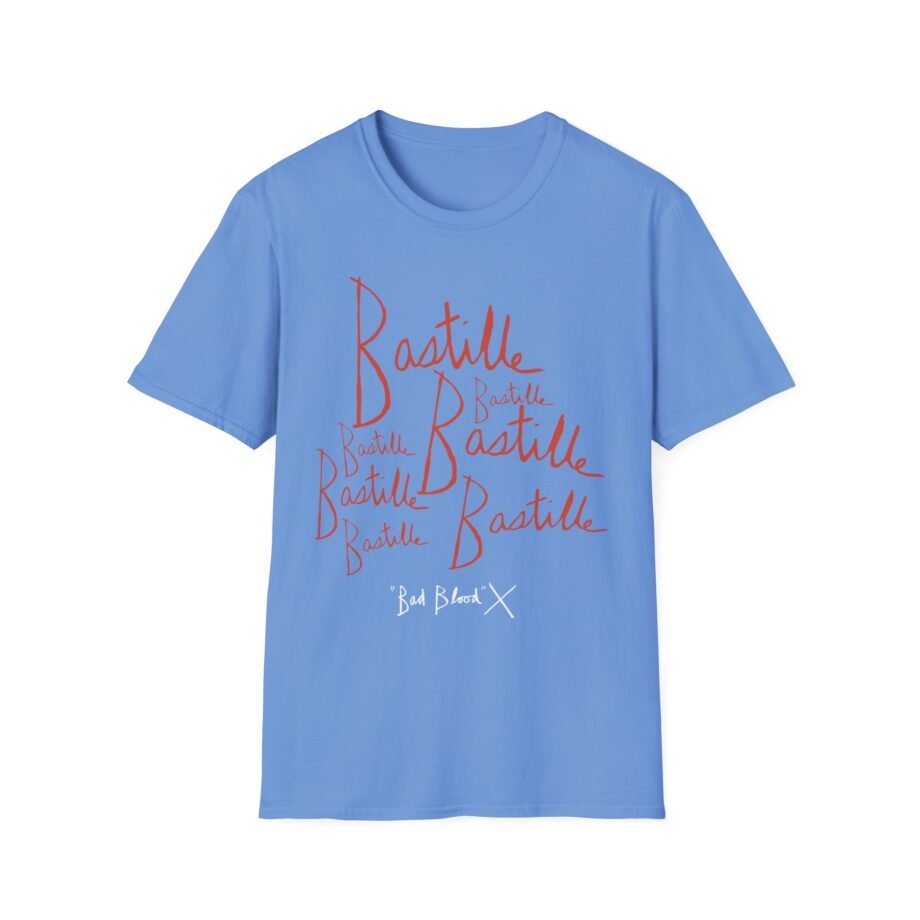 Bastille Bad Blood Handwriting Unisex Softstyle T-Shirt