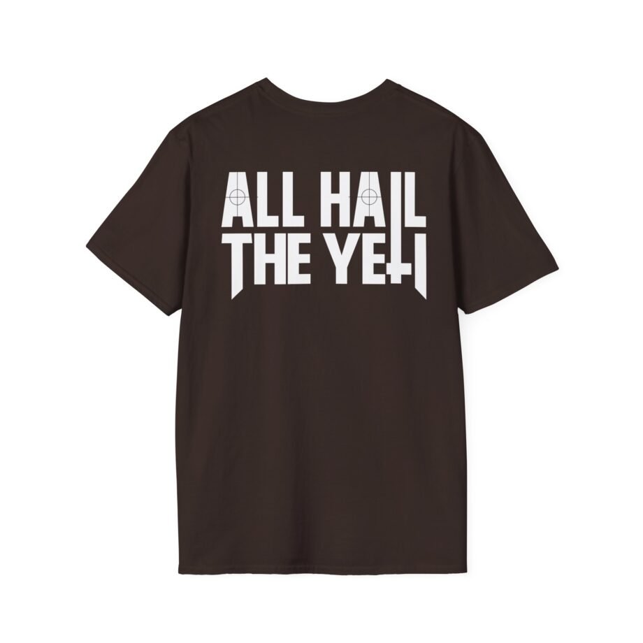 All Hail the Yeti Side Logo Unisex Softstyle T-Shirt