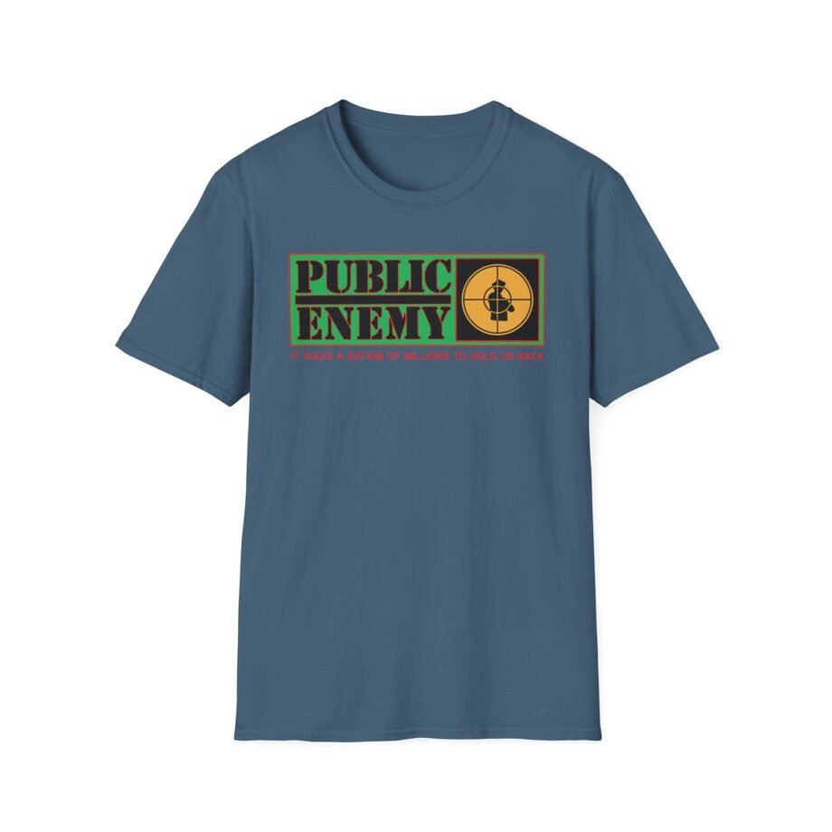 Public Enemy It Takes a Nation Sniper Logo Unisex Softstyle T-Shirt