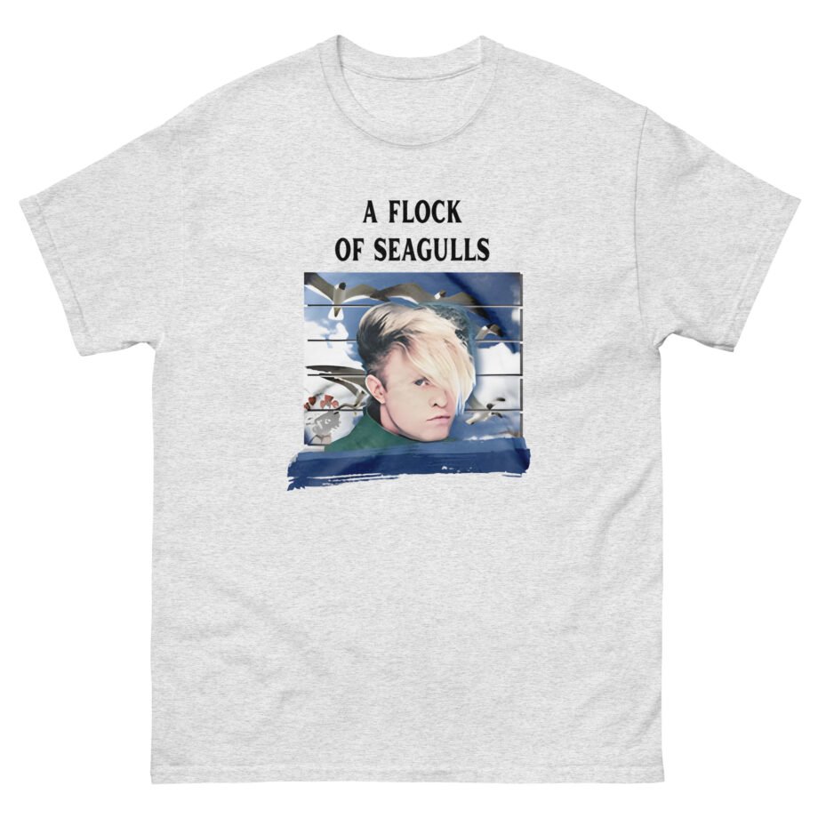A Flock of Seagulls Birds in Flight Unisex classic tee