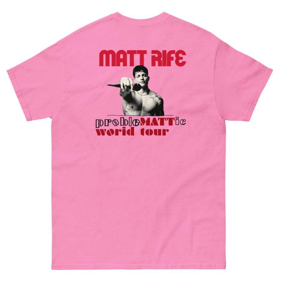Matt Rife Problemattic Tour Pic Unisex classic tee